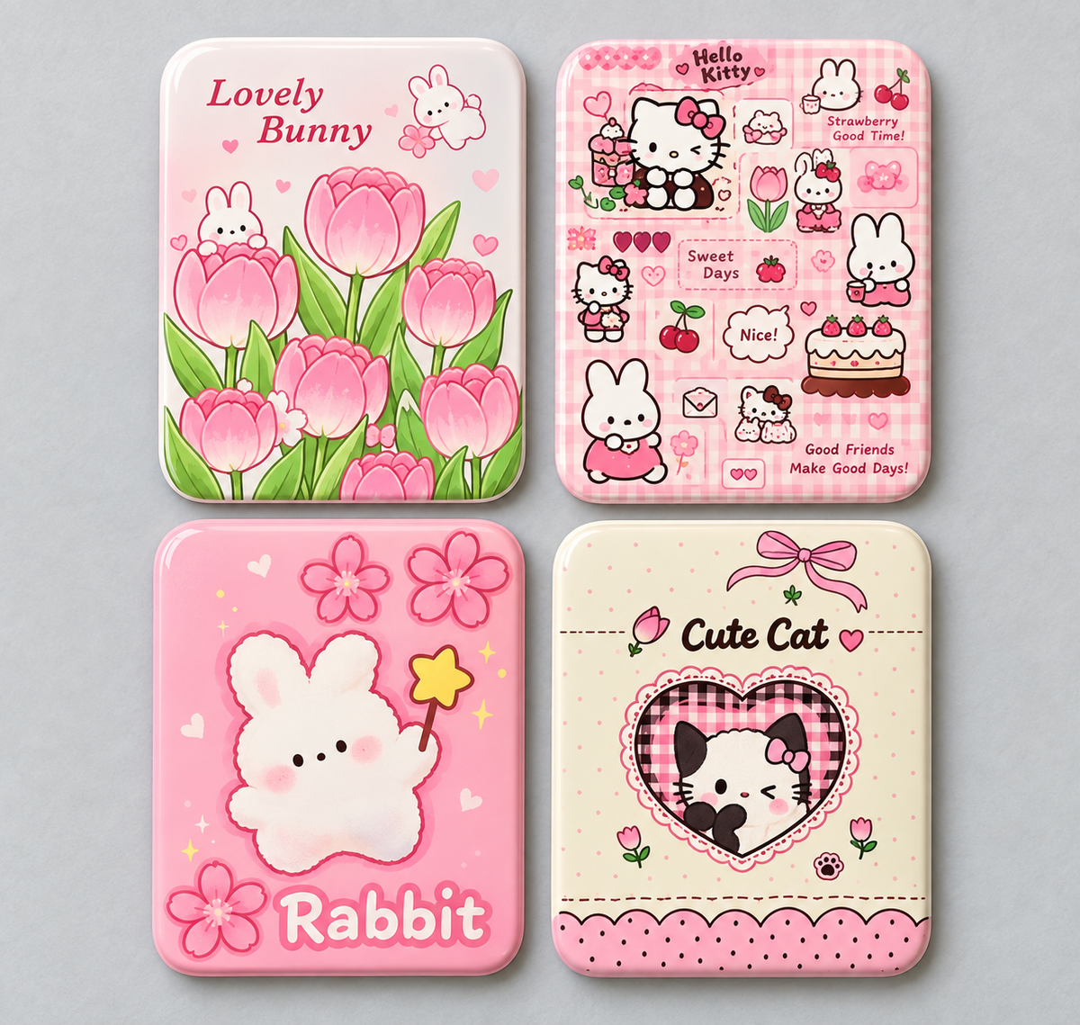 Kawaii Folding Mirror