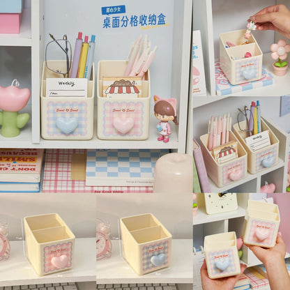 Pastel Gingham Organiser