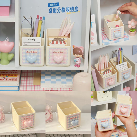 Pastel Gingham Organiser