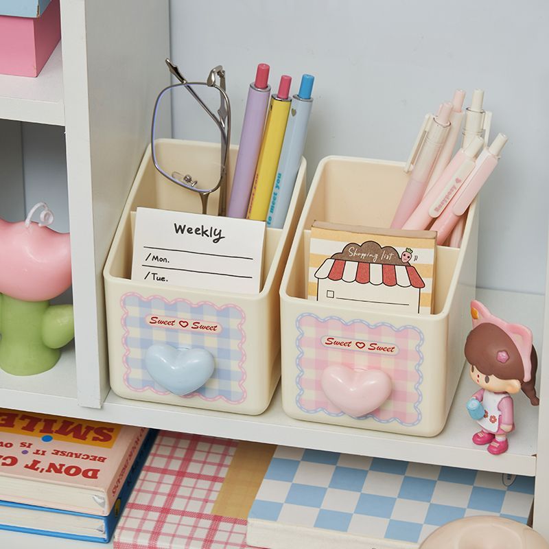 Pastel Gingham Organiser