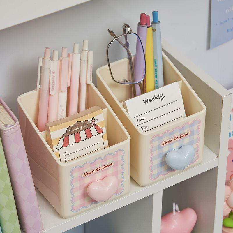 Pastel Gingham Organiser
