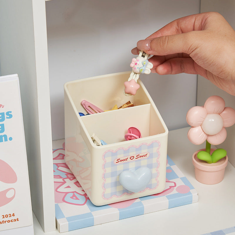 Pastel Gingham Organiser