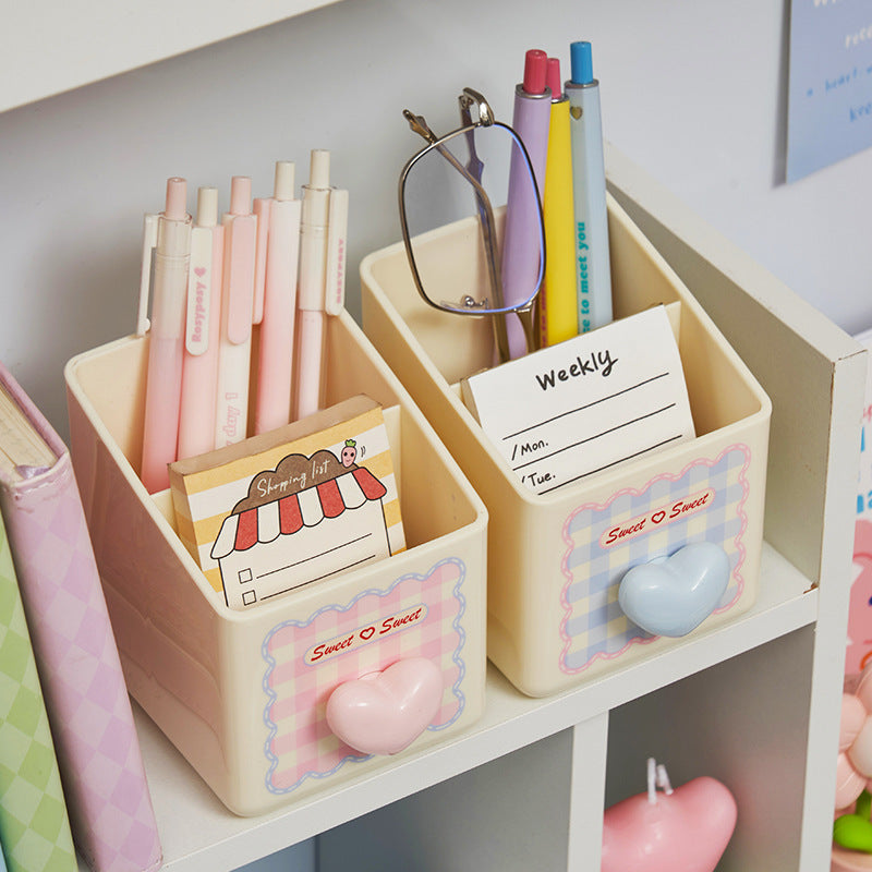 Pastel Gingham Organiser