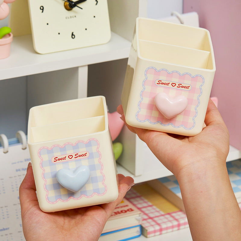 Pastel Gingham Organiser