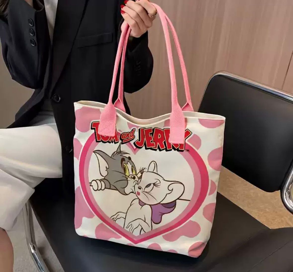 Tom & Jerry Canvas Tote Bag