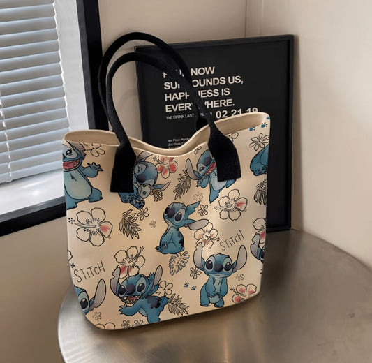 Disney Stitch Canvas Tote Bag