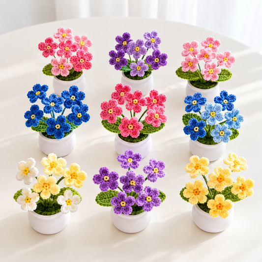 Crochet Flower Pot
