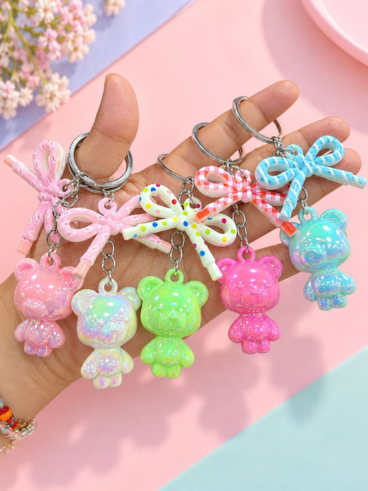 Teddy UV Charm Keychain