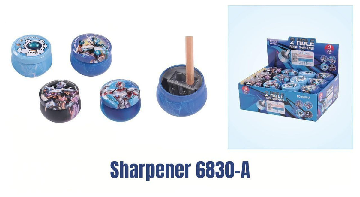Tin 2 Hole Sharpner 6830-A