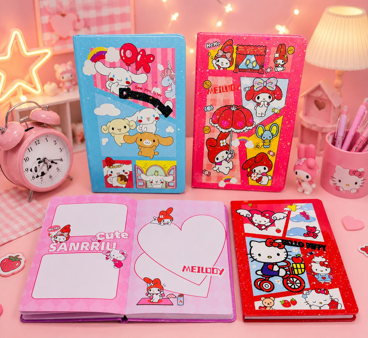 Kuromi Theme A5 Diary
