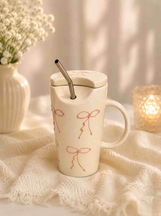 Pink Bow Tumbler