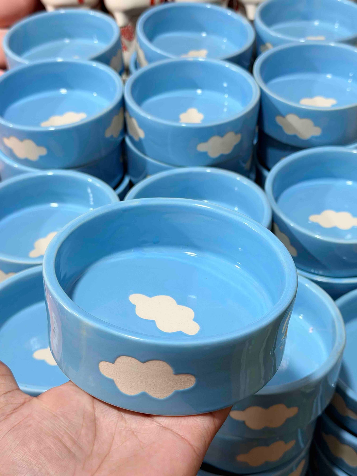 Sky Blue Ceramic Bowl
