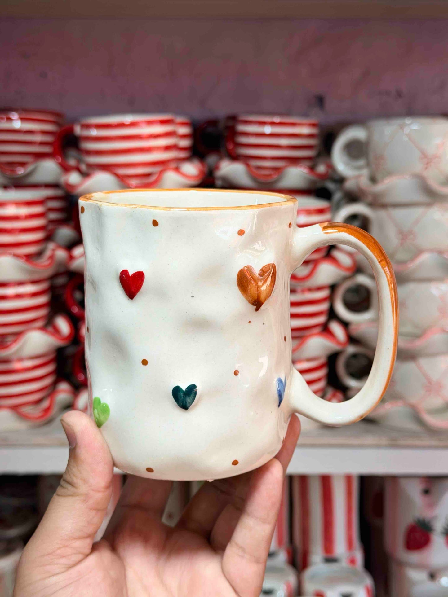Heart and Dot Mug