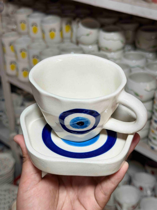 Nazar Na Lage Mug and Saucer