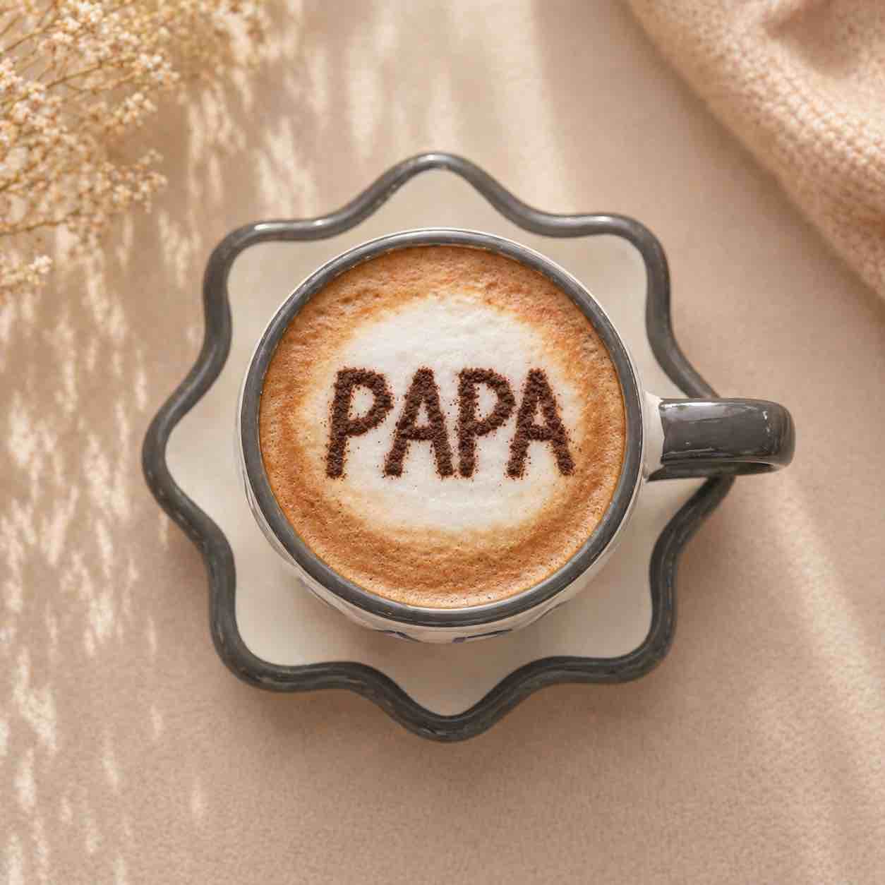 Papa Mug & Saucer