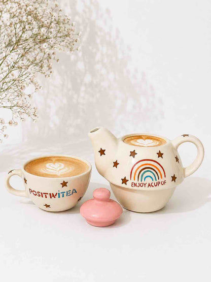 Rainbow Star Teapot