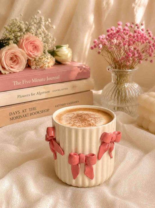 Triple Pink Bow Mug