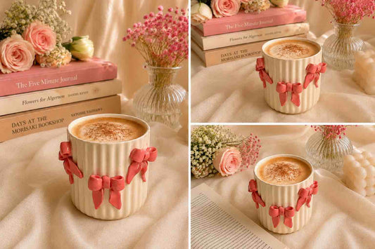 Triple Pink Bow Mug