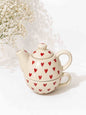 Red Heart Teapot
