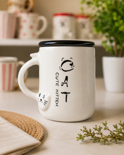 Cute Kitten Cat ceramic mug